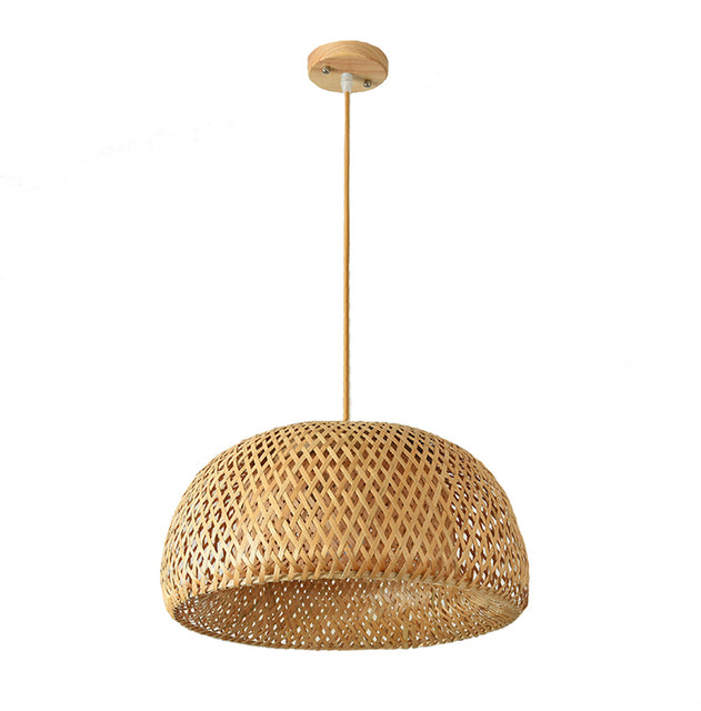 Pendant Light Bamboo Rattan - MEKKAX | Elegant Ambiance