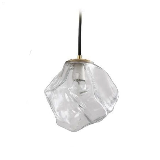 Pendant Light Copper Glass - ZEKRON | Artistic Lighting