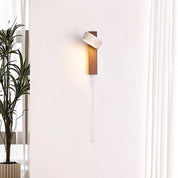 Wall Light Travertine Wood - ALKANE | Serene Glow