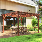 Octagonal Garden Gazebo, 8-Sided, 6.8×5 m, White Heavy Duty Metal Frame Outdoor Marquee Party & Wedding Canopy