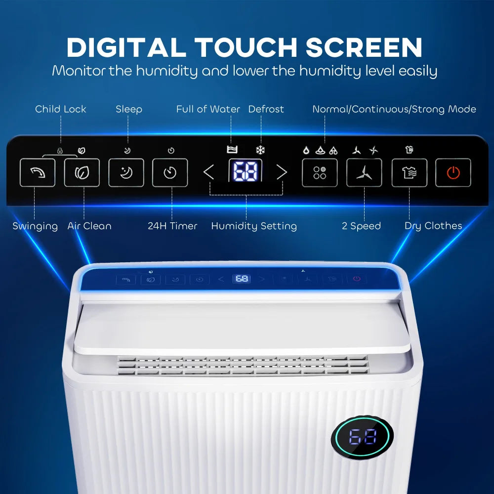 Dehumidifier – 16L/Day, 24H Timer | Freshens & Dries Air - Image 5