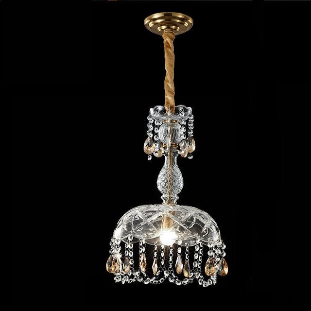 Pendant Light Crystal Rattan - XELIUM | Luxurious Lighting