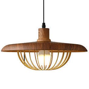 Pendant Light Wood Grain Black - ZYLOXA | Nordic Style