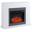 Electric Fireplace – 1800W-2000W, White | Warm & Cozy Home