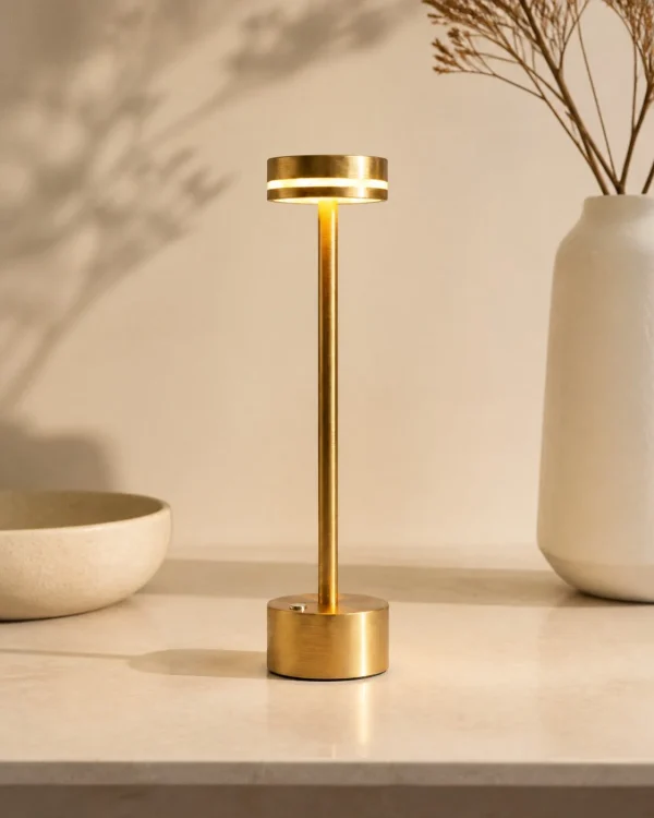 Akku-Tischlampe: minimalistische USB-Leuchte – LYSA