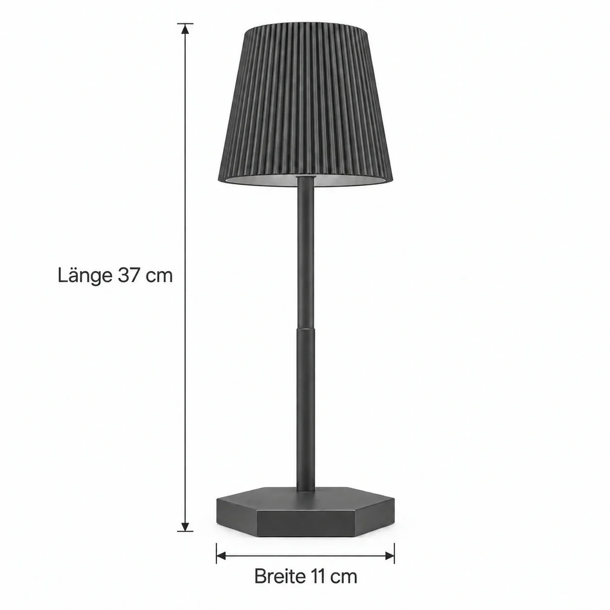 Masszeichnung – Länge: 37 cm, Breite: 11 cm