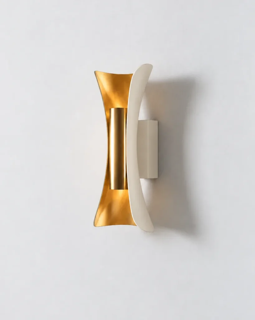 Applique da esterno HUGEL, applique LED dalla forma sinuosa, IP65 – bianco, foto prodotto