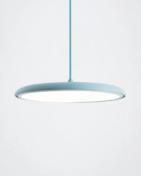 LED-Hängelampe in flacher Scheibenform – MAKARON
