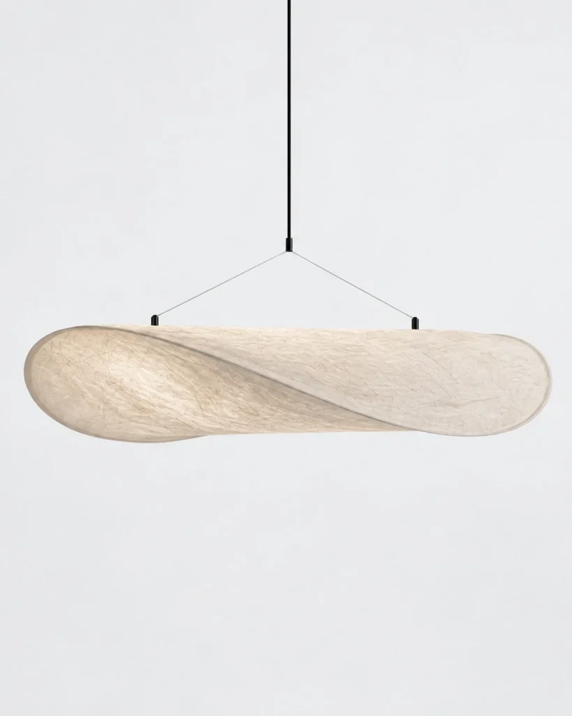 LED-Hängelampe mit leichter Wolkenform MOTRA – 50 cm / Warmweiss (3000 K), Produktfoto
