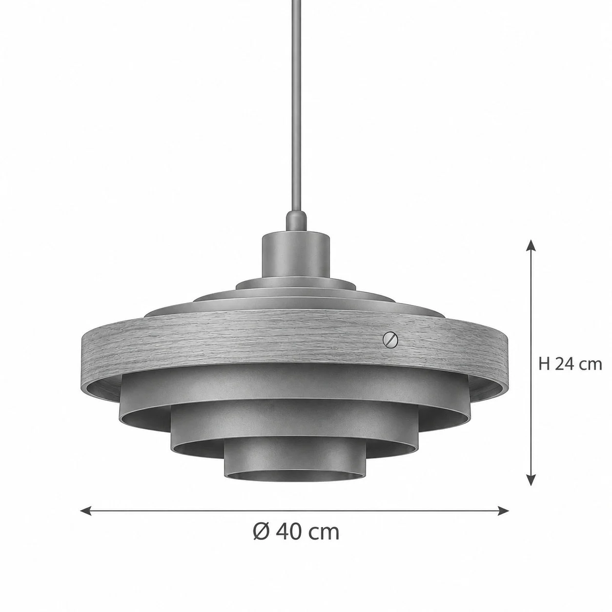 NOLA Pendelleuchte – Masse Ø 40 cm, H 24 cm