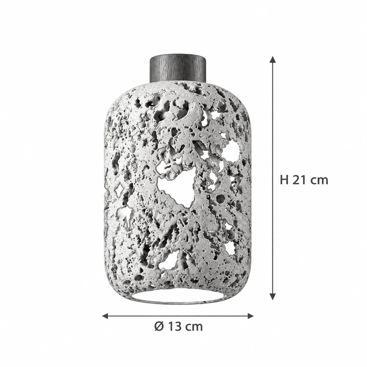 VETO Pendelleuchte – Masse Ø 13 cm, H 21 cm