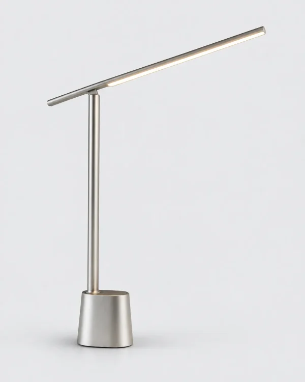 Lampada da tavolo RUNO, lampada da scrivania senza fili, pieghevole – grigio, foto prodotto