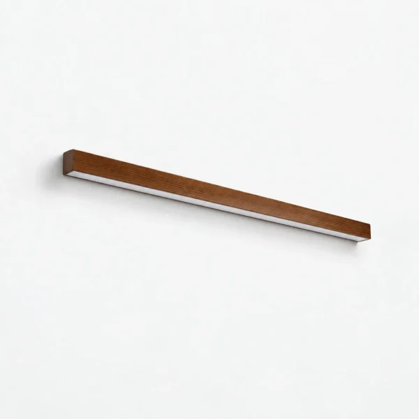 Wandlampe: lineare Holzleuchte mit Acryl-Diffusor – SANNIT