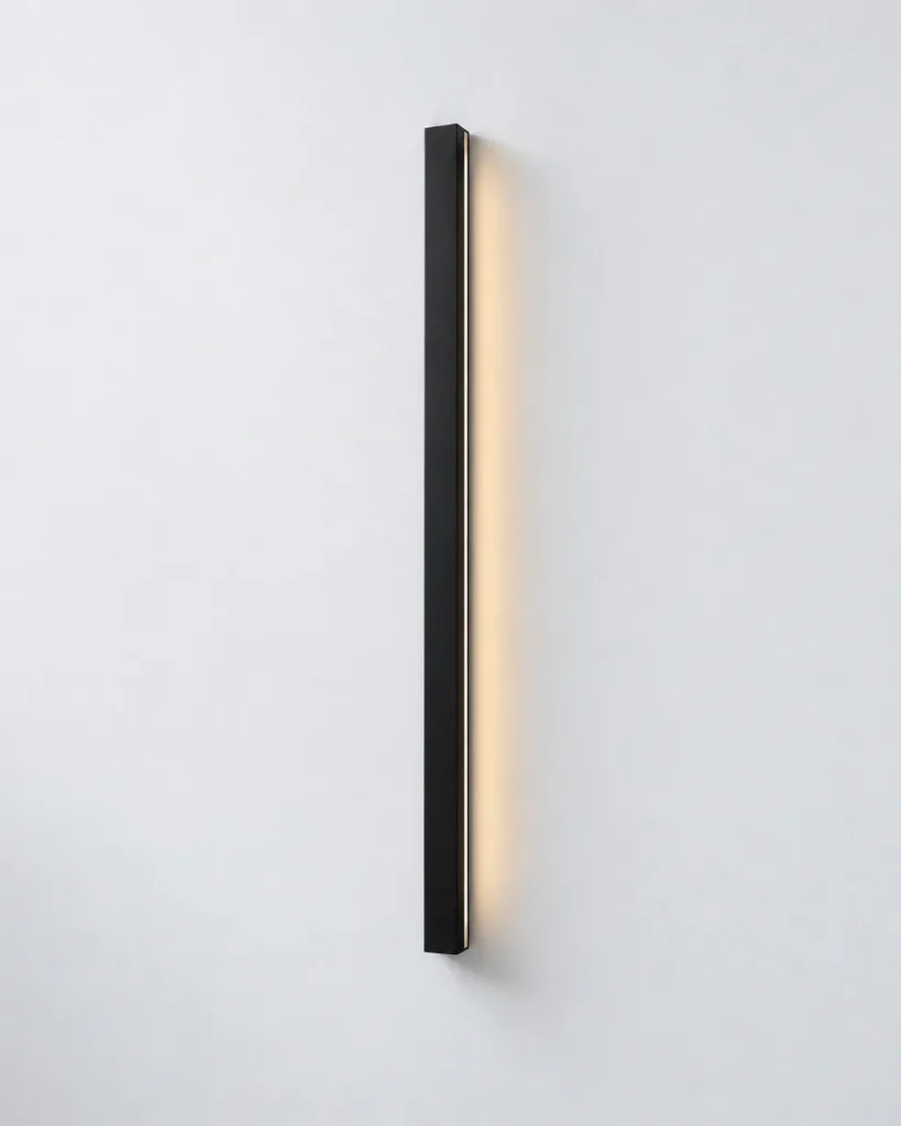 Applique EXTY, linea di luce LED in alluminio – nero, foto prodotto