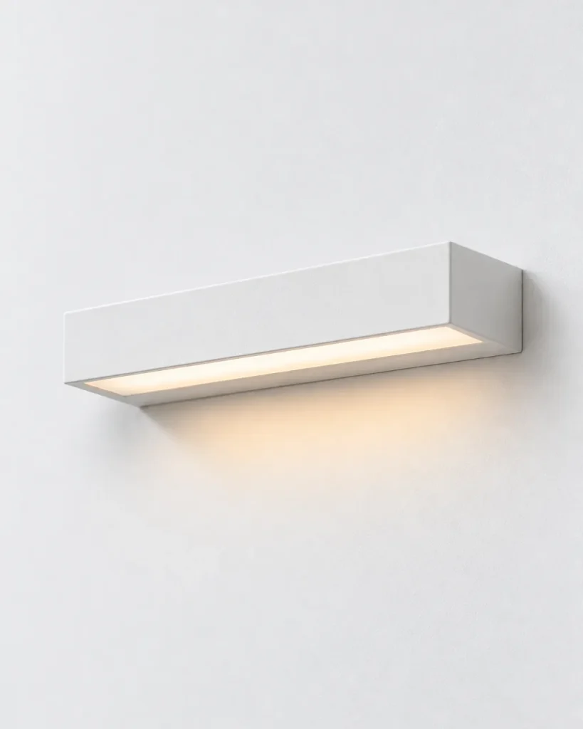 Wandlampe CHESTER, Lineare LED-Wandleuchte aus Aluminium – Weiss, Produktfoto