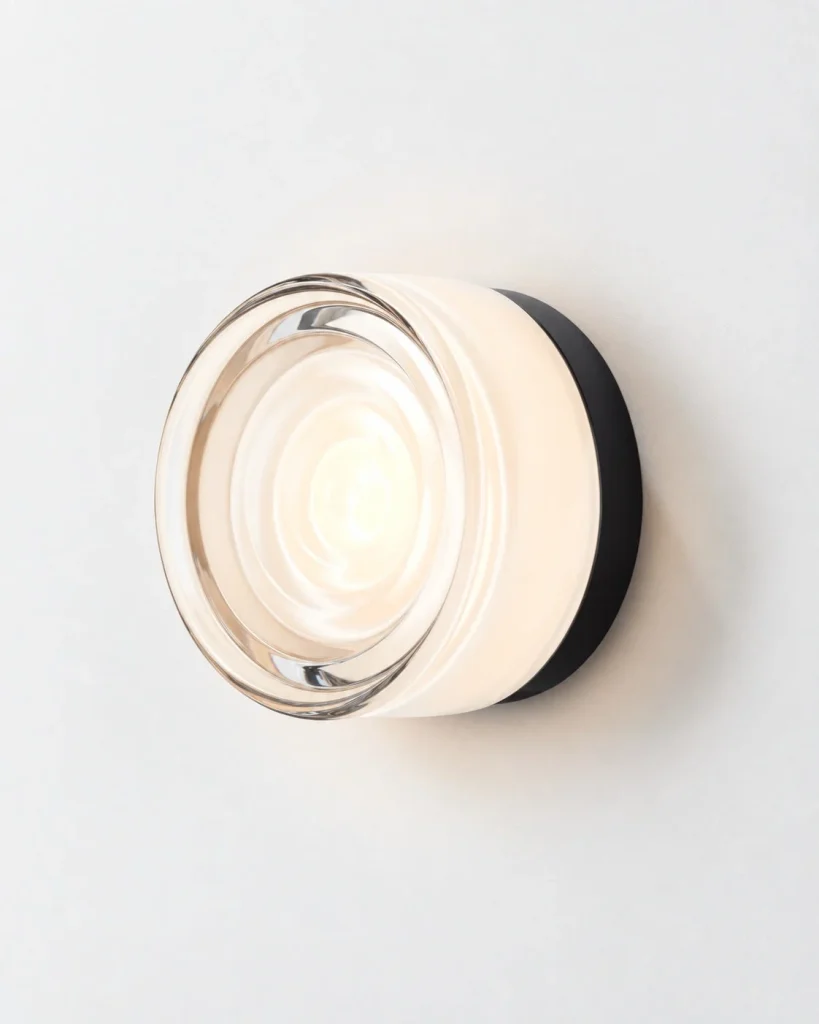 Wandlampe in runder Form EVOA – Weiss Echo, Produktansicht