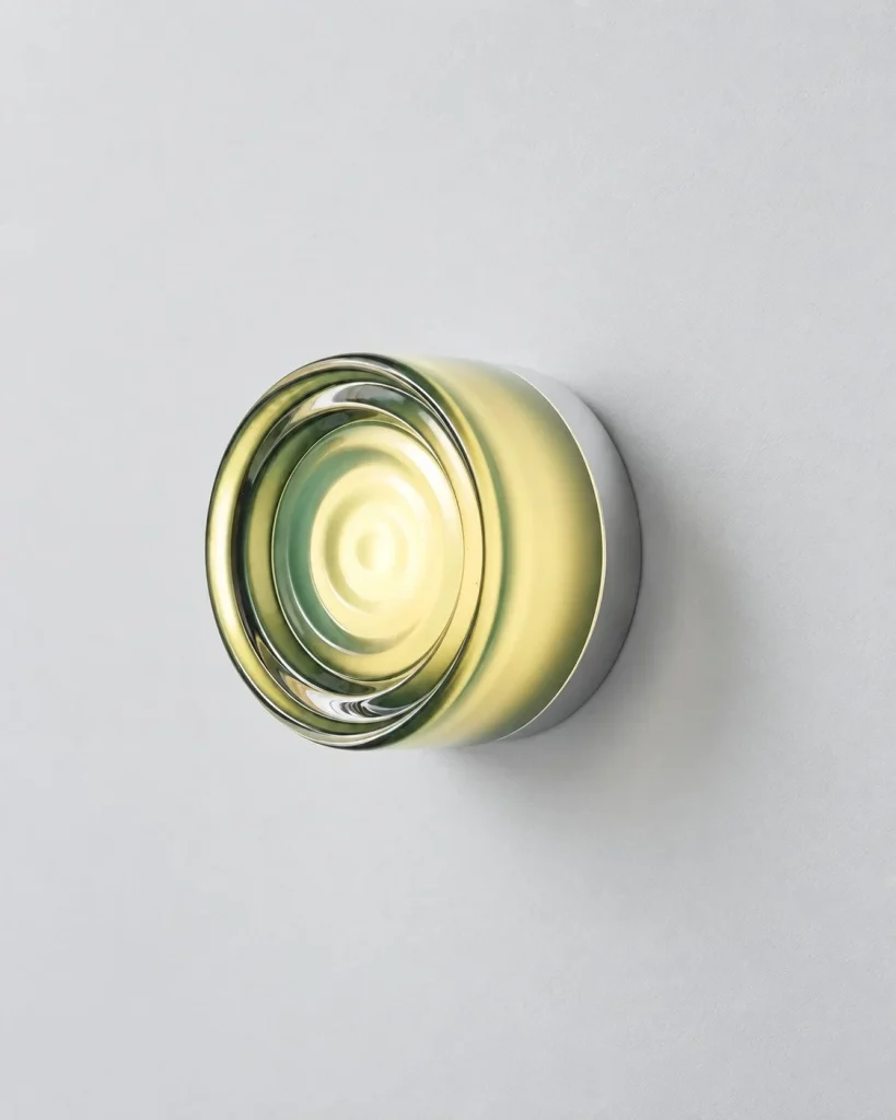 Wandlampe in runder Form EVOA – Jade, Produktansicht