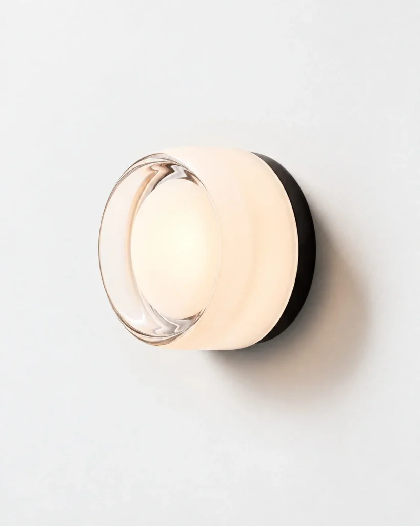 Wandlampe in runder Form EVOA – Weiss, Produktansicht