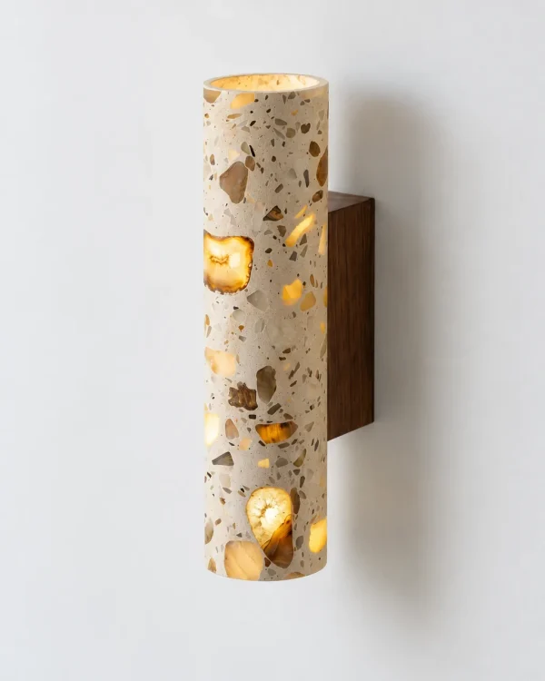 Applique TISA, terrazzo con luce verso l'alto e verso il basso – terrazzo, 28 cm, foto prodotto