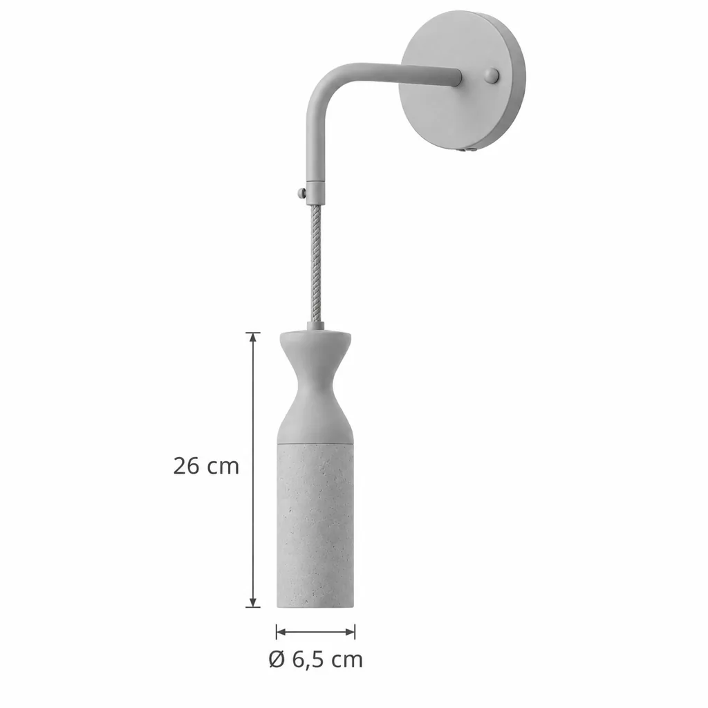 Applique ZEVO, pendente in travertino su rosone in legno, tre forme – disegno tecnico clessidra, altezza 26 cm, Ø 6,5 cm